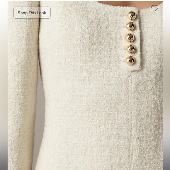 J.Crew Sophia scoopneck dress in tweed - Picture 2 of 6